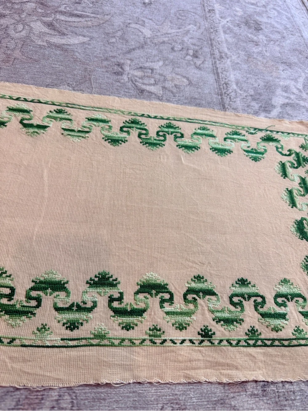 Vintage handmade greek